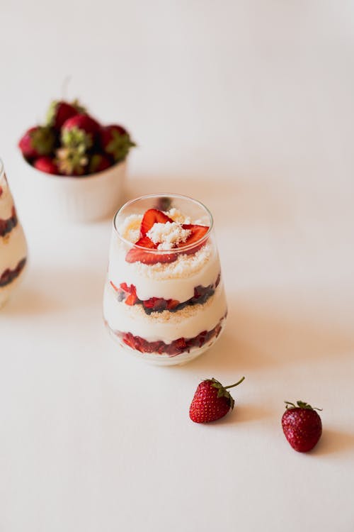 Free çilekli desert Stock Photo